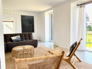 Living room with seaview